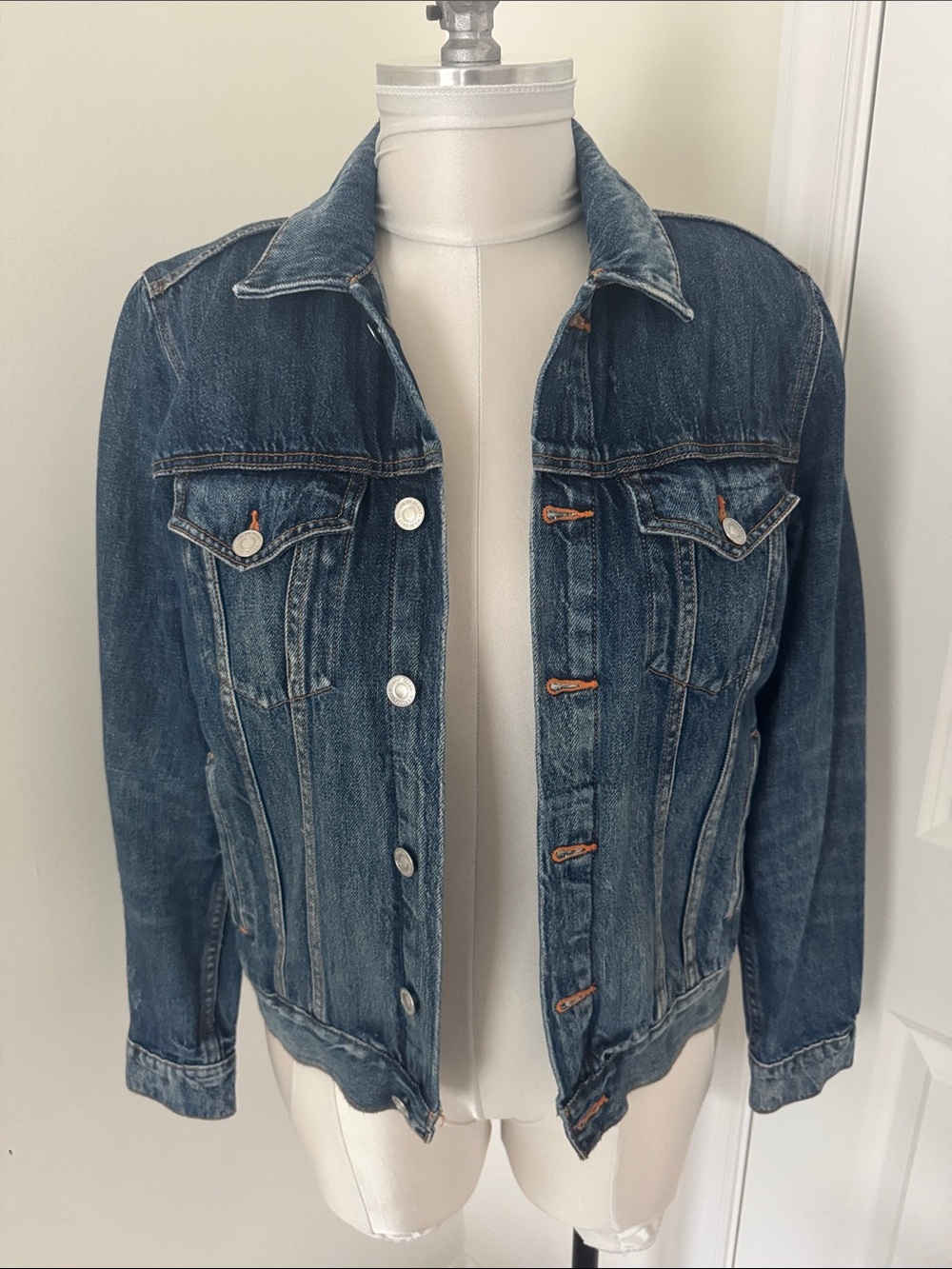 Lucky Brand Dark Blue Denim Jacket for Women